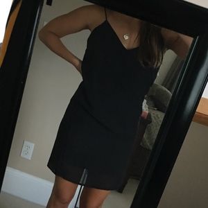 H&M Black Strappy Mini Dress